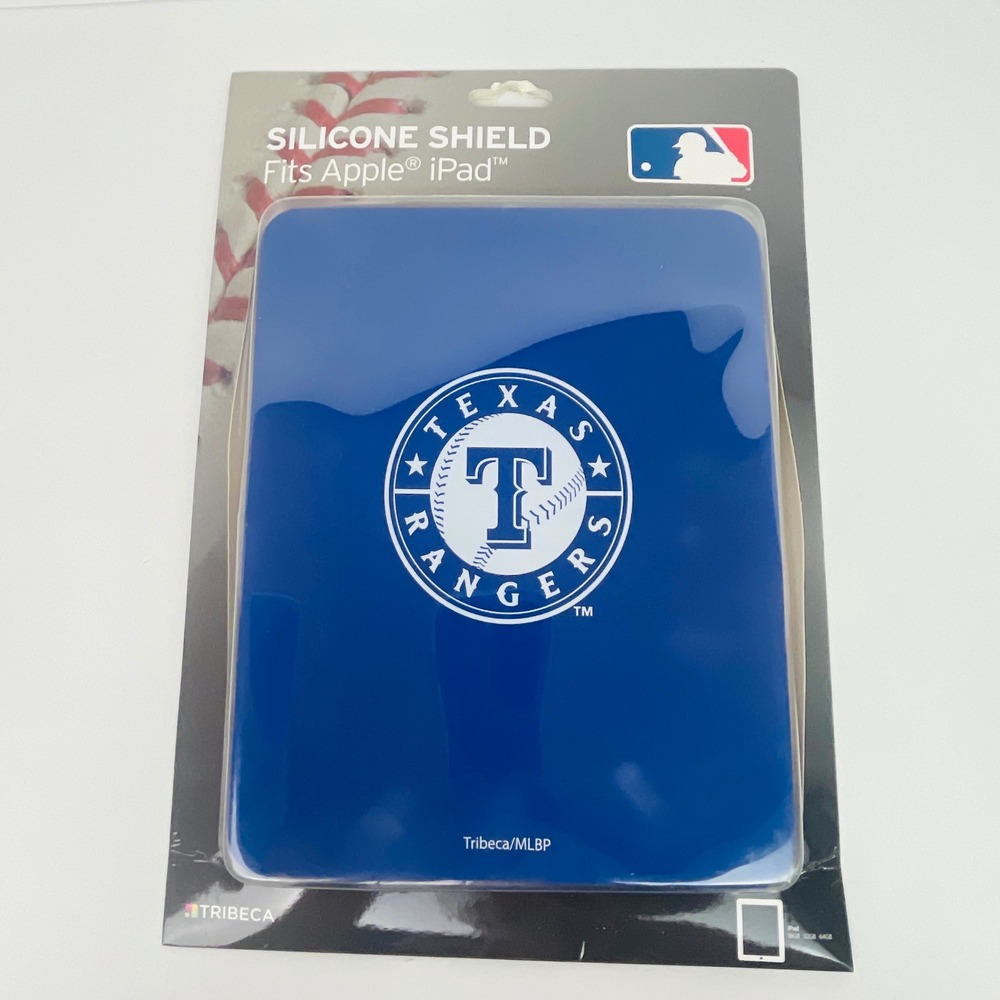 Texas Rangers iPad Case Blue MLB Baseball Silicone Shield Tribeca NEW